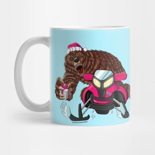 Bear on a Snowmobile Mug